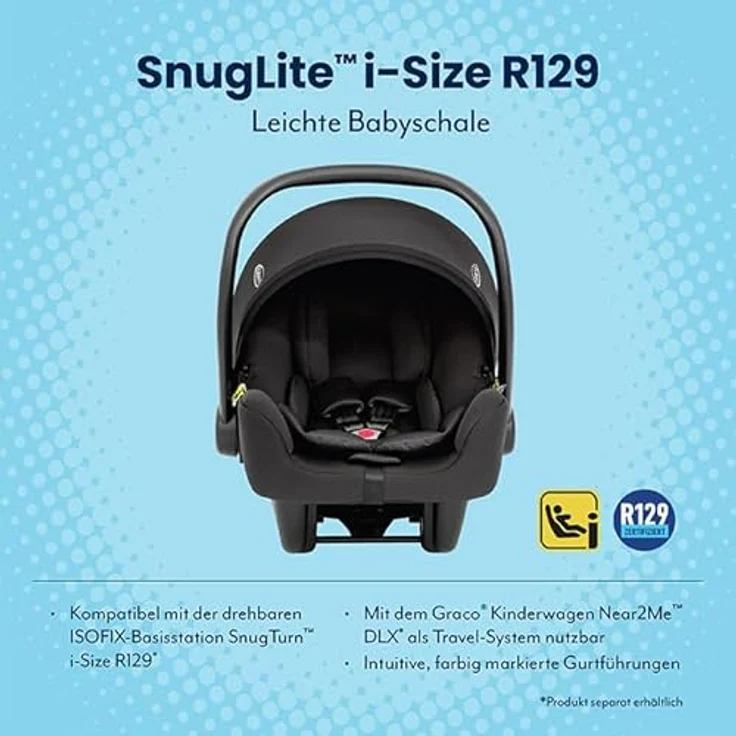 Graco Snuglite i-Size Midnight – Bild 3