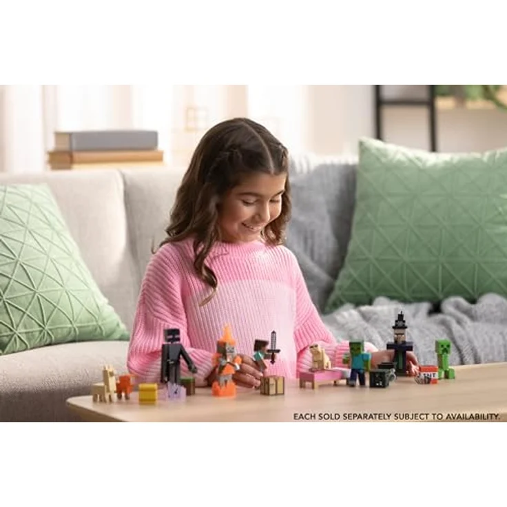Mattel Minecraft - Biome Builders - 8.25 cm Actionfigur mit beweglichen Gelenken und Zubehör, verschiedene Designs erhältlich – Bild 2