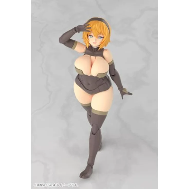 Kotobukiya Frame Arms Girl Kagutsuchi-kou PVC-Figur, 20 cm, braun, bewegliche Sammlerstatuette – Bild 18