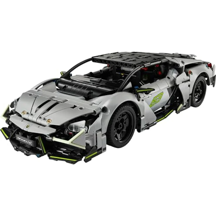 LEGO Technic 42214 Lamborghini Revuelto Supersportwagen, 1.135-teiliges RC-Bauset, ab 10 Jahren, Plug-in-Hybrid mit 1.015 PS, nicht enthaltenes USB-C-Kabel erforderlich – Bild 2
