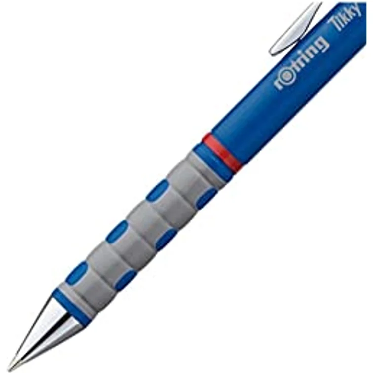 Rotring Tikky, Kugelschreiber in Blau mit gummiertem Griff, 1 mm Strichbreite – Bild 3