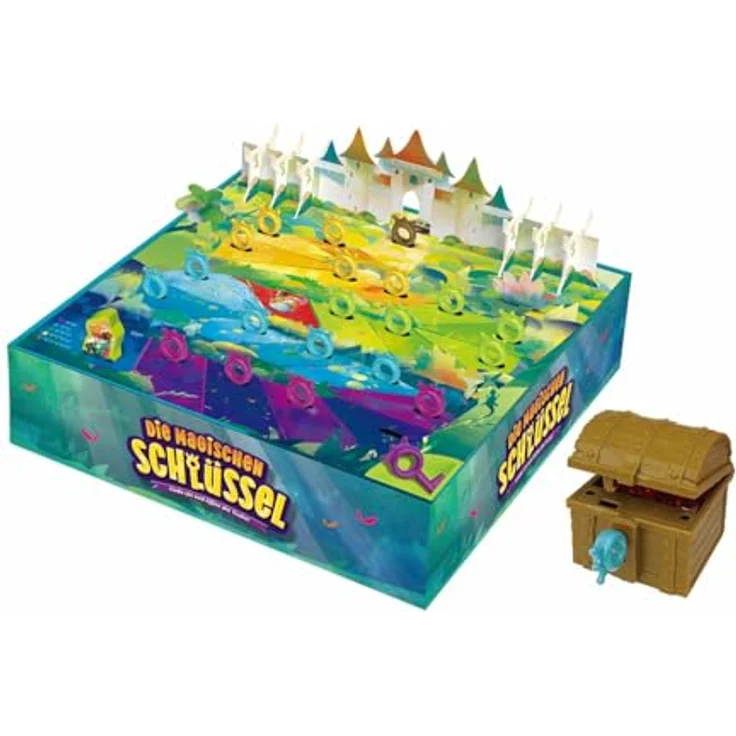 Game Factory 646323 Die Magischen Schlüssel, Bezauberndes Würfelspiel für Kinder ab 6 Jahren, Familienspiel, Kinderspiel, für 2-4 Spieler, Kinder-Spiel des Jahres 2024 - Preisvergleich – Bild 3