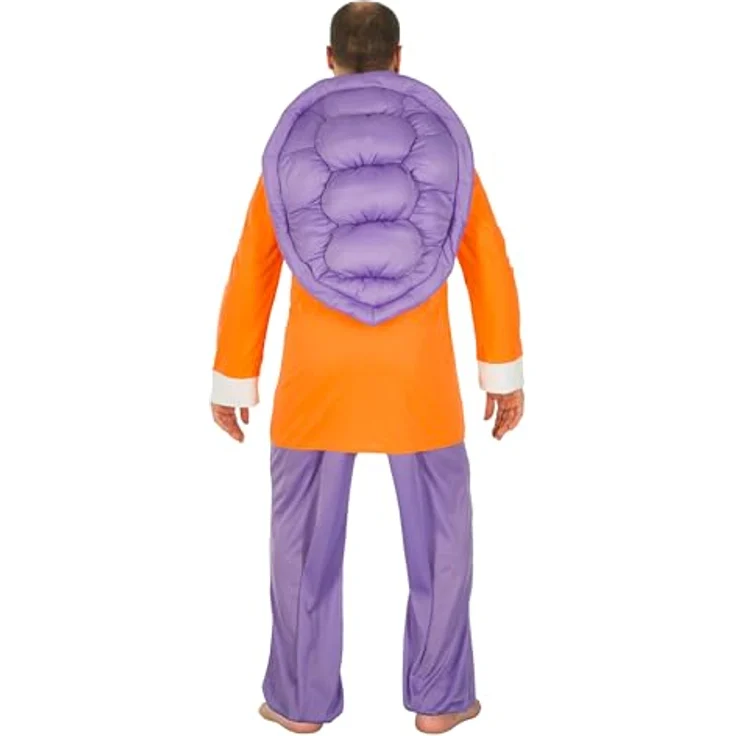 Chaks Muten Roshi Kostüm Herren, offizielles Dragon Ball Outfit, 4-teiliges Set in Orange und Lila für Karneval & Halloween, Größe M – Bild 2