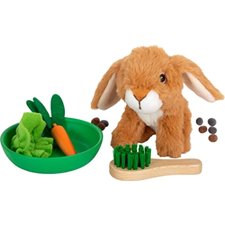 Hasenstall, Spielzeug aus Holz, mit Hase und Zubehör, von Small Foot - Preisvergleich – Bild 9