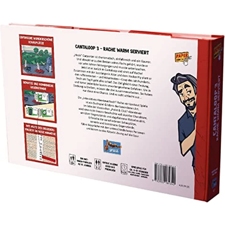 Lookout Spiele Cantaloop Buch 3 Rache warm serviert, Brettspiel mit limitierter Sammleredition und Sonder-Manufakturplättchen – Bild 5