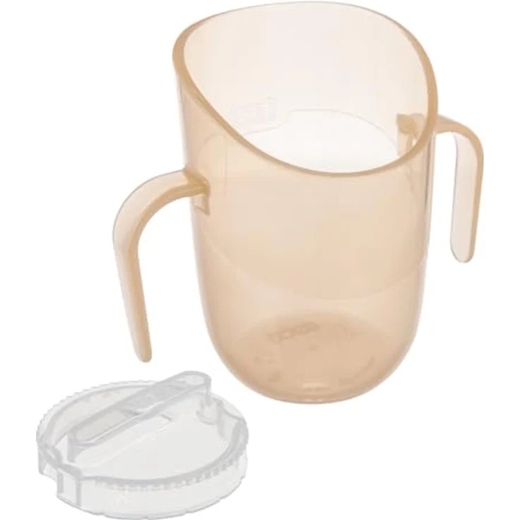 LOVI GENIUS Trainingsbecher Nude, 150 ml, mit 360-Grad-System für einfaches Trinken, schonend für Zähne und Zahnfleisch – Bild 2