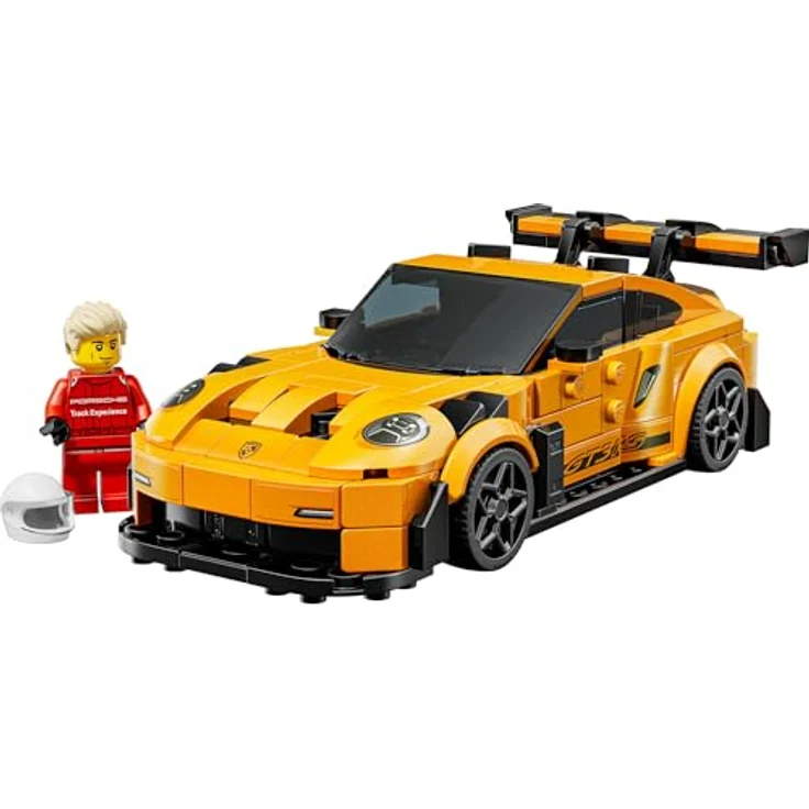 LEGO Speed Champions 77239 Porsche 911 GT3 RS, 348-teiliges Modell mit charakteristischen Lufthutzen und LED-Scheinwerfern, 16 cm lang – Bild 2