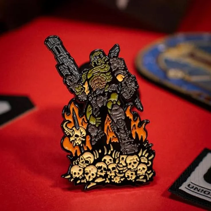 Fanattik Limitierte Auflage Doom Ewige Nadel, Emaille Pin-Badge, 5.7 x 3.5 cm, nummeriert auf 5.000 Stück weltweit – Bild 5