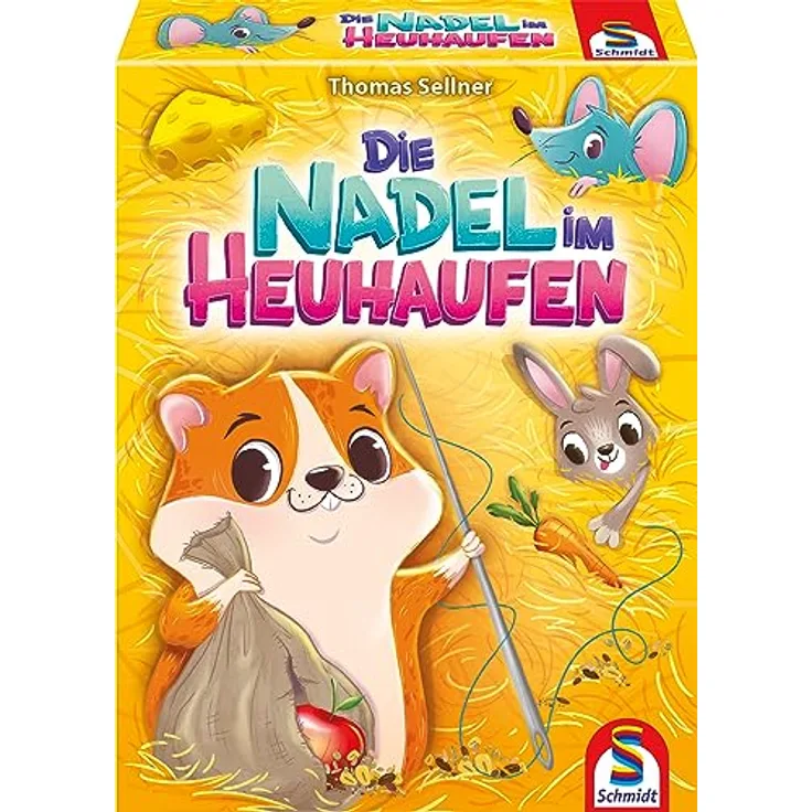 Schmidt Spiele 75055 Die Nadel im Heuhaufen, Kinderkartenspiel mit innovativem Spielmechanismus - Preisvergleich