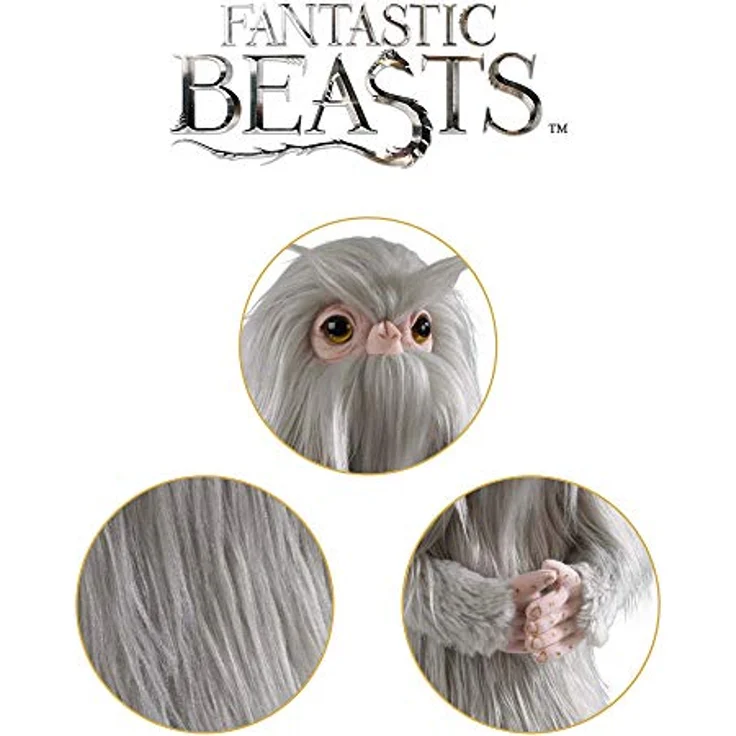 Noble Collection Phantastische Tierwesen Collectors Plüschfigur Demiguise 38 cm NOB8852, Camouflon Stofftier mit versteckten Kräften – Bild 6