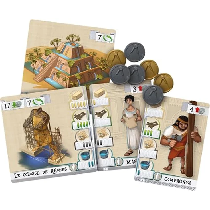 Asmodee Les Bâtisseurs : Moyen Âge, strategisches Brettspiel für 2-4 Spieler, ab 10 Jahren, aus hochwertigem Pappmaterial – Bild 6