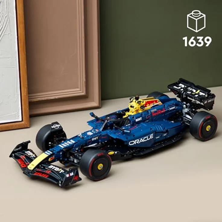 LEGO Technic 42206 Oracle Red Bull Racing RB20 F1 Rennauto, Bausatz mit authentischem V6-Motor und beweglichen Kolben, Mehrfarbig – Bild 2