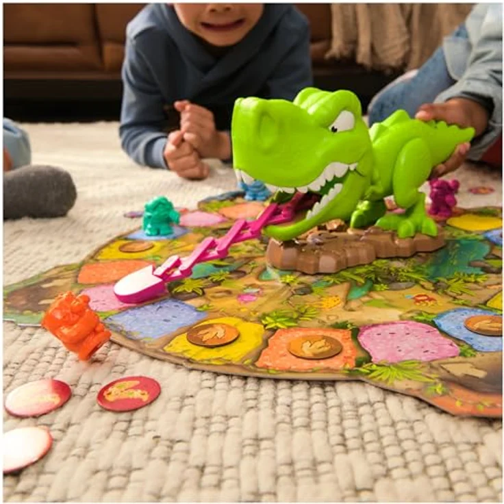 Spin Master Snack-O-Saurus Rex – Interaktives Brettspiel für Snack-Liebhaber & Dino-Fans, lustiges Familienspiel, für Kinder ab 5 Jahren – Bild 2