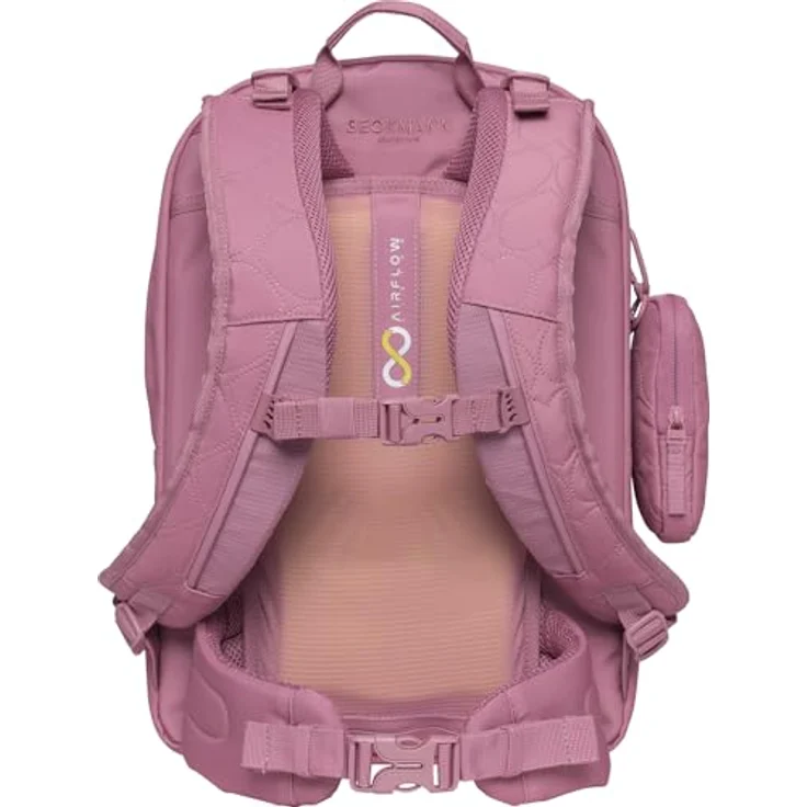 Beckmann Norway Schulrucksack Sport Air, 30 Liter, ergonomisches Tragesystem, grün, wasserabweisendes Material aus recycelten PET-Flaschen – Bild 4