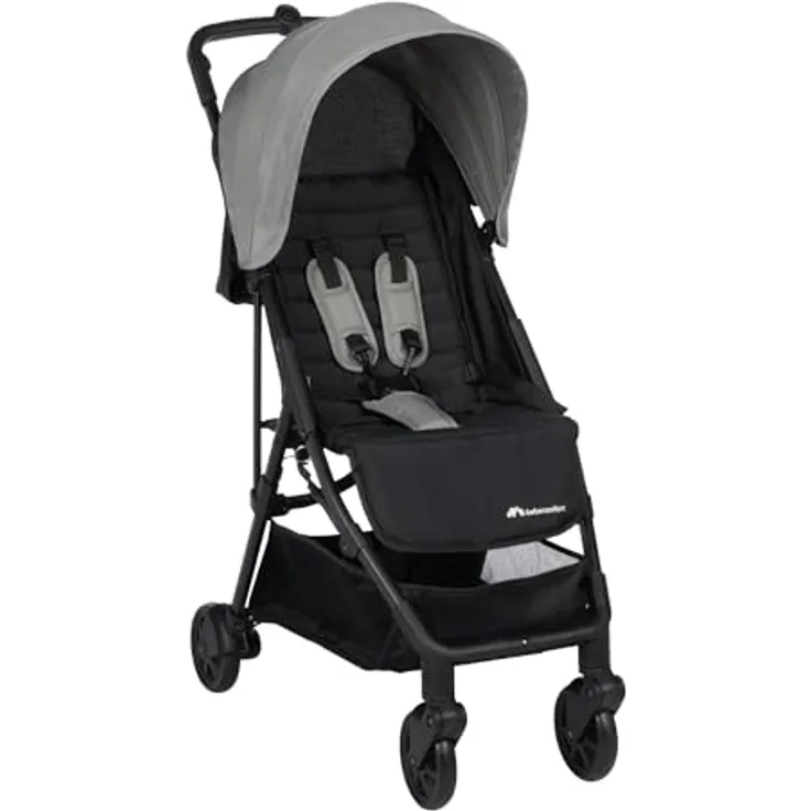 Bebeconfort Buggy Teeny 3D, Ultrakompakt zusammenklappbarer Kinderwagen mit Tragetasche, für Reisen und Stadt, geeignet für Kinder ab 6 Monaten bis 22 kg, Tinted Grey