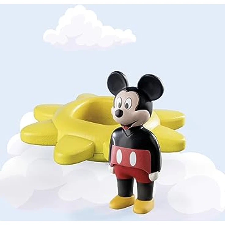 PLAYMOBIL 1.2.3 & Disney: Mickys Drehsonne Spielset mit Rasselfunktion zur Förderung der Feinmotorik, Mehrfarbig – Bild 7