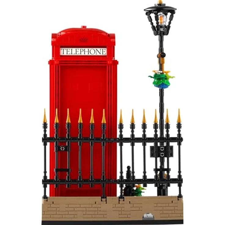 LEGO Ideas 21347 Londoner Telefonzelle, Heimdekoration für Anglophile, rot – Bild 4