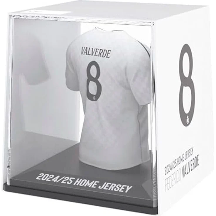 Banbotoys Real Madrid Valverde Mini-T-Shirt-Figur, 9,5 cm hoch, aus umweltfreundlichem Kunststoff, detailgetreues Sammlerstück – Bild 2