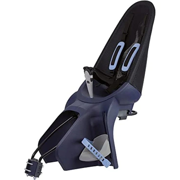 Qibbel Rücksitzbank AIR REAR, Unisex-Kindersitz für Fahrräder, Schwarz, Einheitsgröße – Bild 1