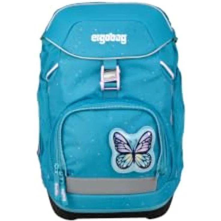 ergobag pack Schulrucksack-Set SchmettBärling, 22 Liter Volumen, mit Your-Size-System für Körpergrößen 100-150 cm, wasserabweisend und mit Klettflächen для individuellem Design – Bild 2
