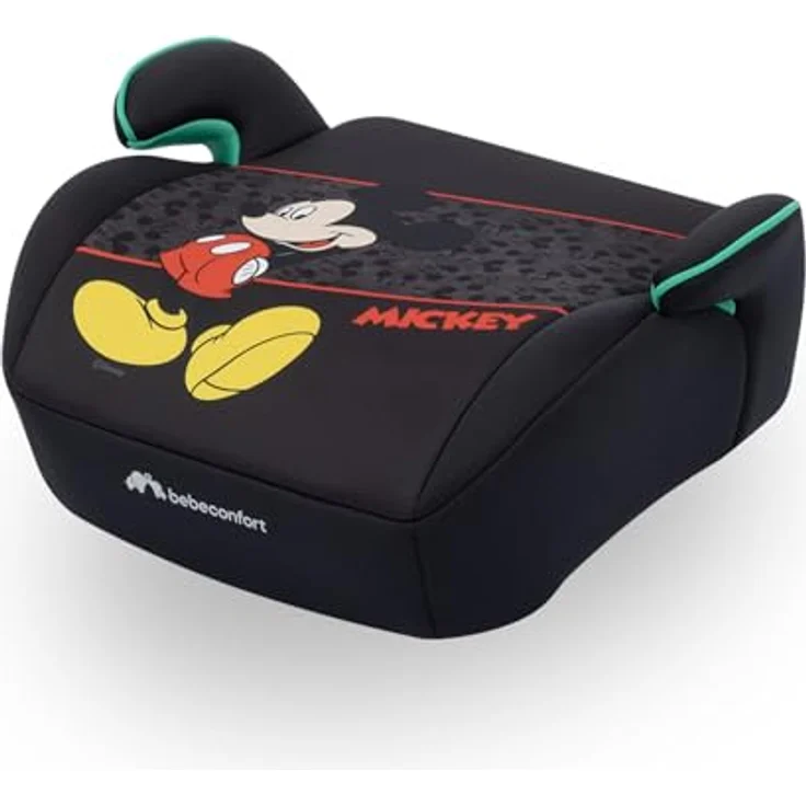 Bebeconfort Manga i-Safe, Sitzerhöhung für Kinder 6-12 Jahre (128-150 cm), Disney - Authentic Mickey, i-Size Norm, leichte Montage mit Fahrzeuggurt, waschbarer Bezug – Bild 1