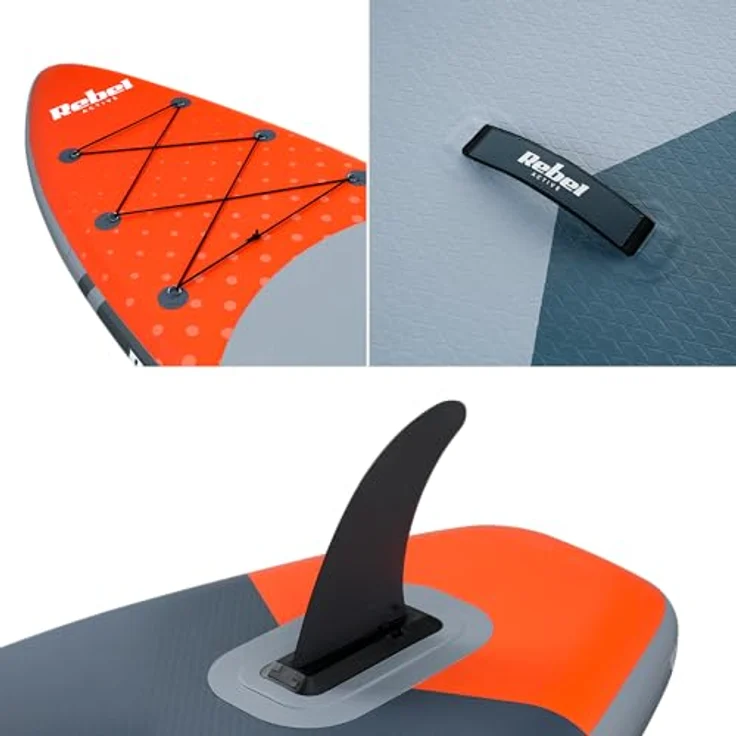 Rebel ACTIVE, Stand Up Paddle 11'6" (350 cm), aufblasbar, max. Tragfähigkeit 170 kg, inkl. Paddel und Zubehör – Bild 10