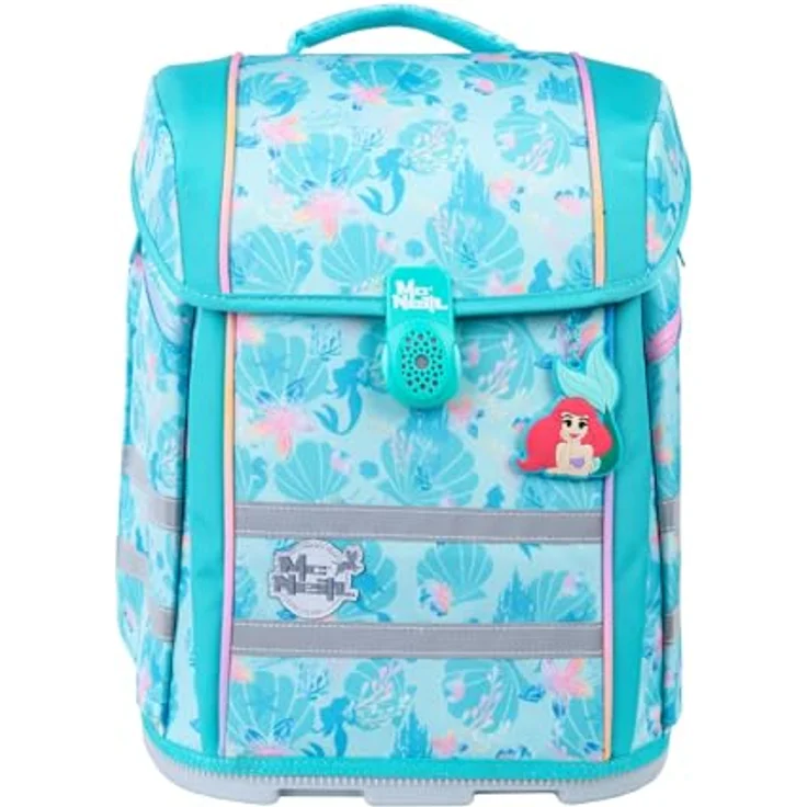 McNeill Schulranzen-Set PERFECTO, Disney Arielle, 5-teilig, ergonomisch, ClickFlex-Rückensystem, reflektierend, 22 l – Bild 8