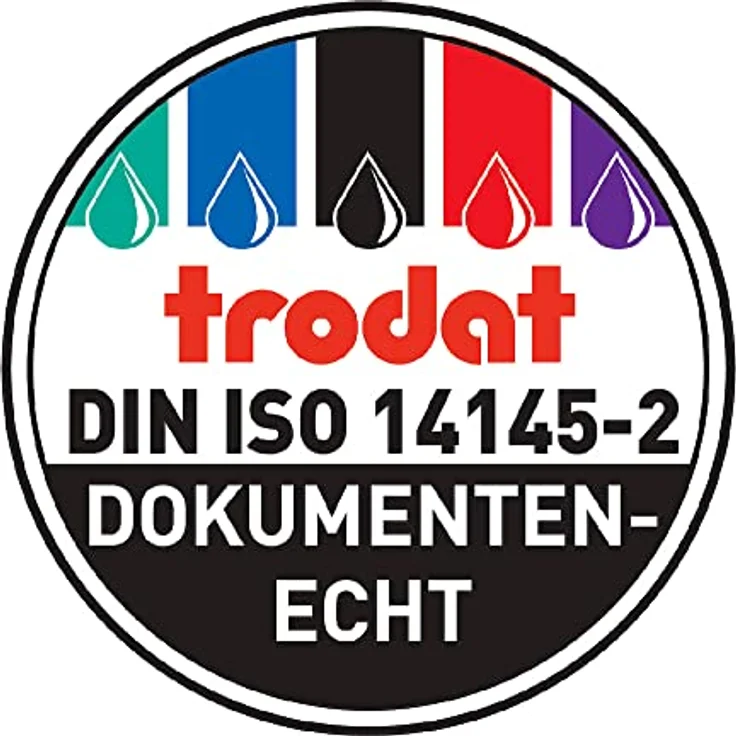 TRODAT Ersatzkissen Printy 6/4915, schwarzes Stempelkissen 70 x 25 mm mit ungiftigen Farben und präziser Farbdosierung – Bild 5