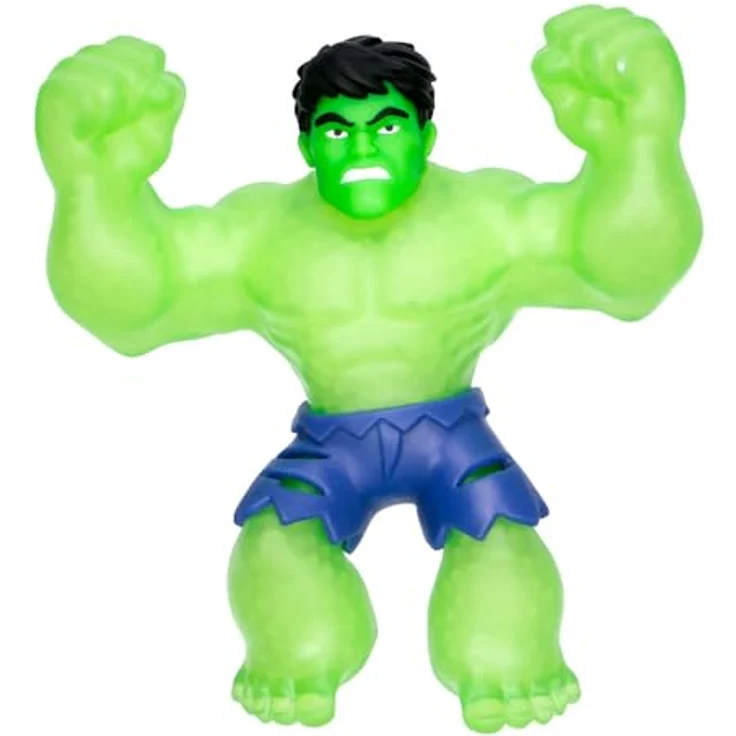 Heroes of Goo Jit Zu Hulk Figur, leuchtet im Dunkeln, dehnbar und quetschbar, Mehrfarbig, CO42714 – Bild 1