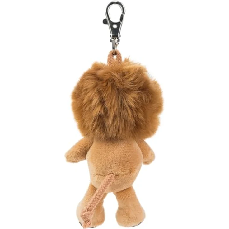 Schaffer Plüsch-Anhänger Löwe „Kumba“, Schlüsselanhänger mit Karabiner, 12 cm, weich & hochwertig, braun, Geschenkidee für Kinder & Erwachsene – Bild 4