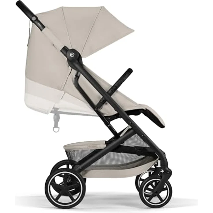 Cybex Beezy Buggy, Stadt-Buggy ab Geburt bis 4 Jahre (22 kg), kompakt faltbar, Dune Grey – Bild 7