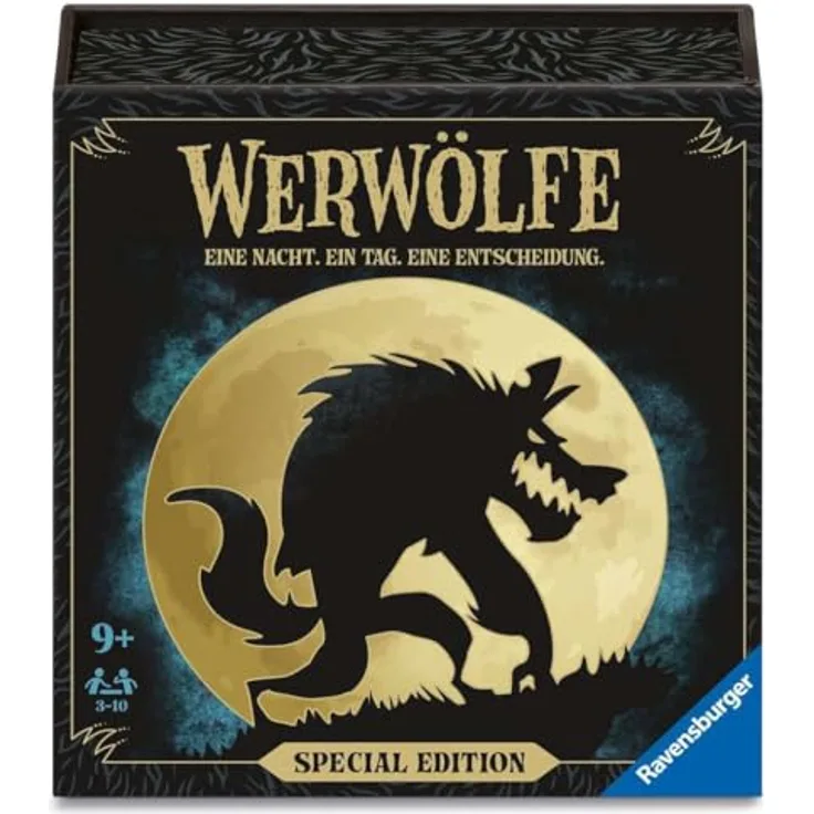 Ravensburger Werwölfe - Special Edition, Brettspiel mit beliebten Rollen aus Vollmondnacht, Morgengrauen und Vampirdämmerung