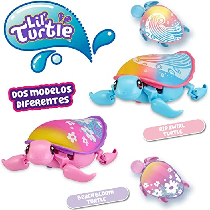 Little Live Pets - Molonas Ripswirl, interaktives Haustier, das im Wasser schwimmt und Sich wie EIN echtes Tier auf der Erde bewegt, Spielzeug für Jungen und Mädchen ab 5 Jahren, berühmt (LPU08100) – Bild 10