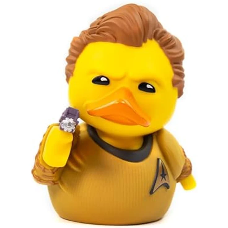 TUBBZ Box-Ausgabe Captain James Kirk, Sammelfigur aus Vinyl in Gummiente-Form, ca. 9 cm groß, offizielles Star Trek Merchandise – Bild 3