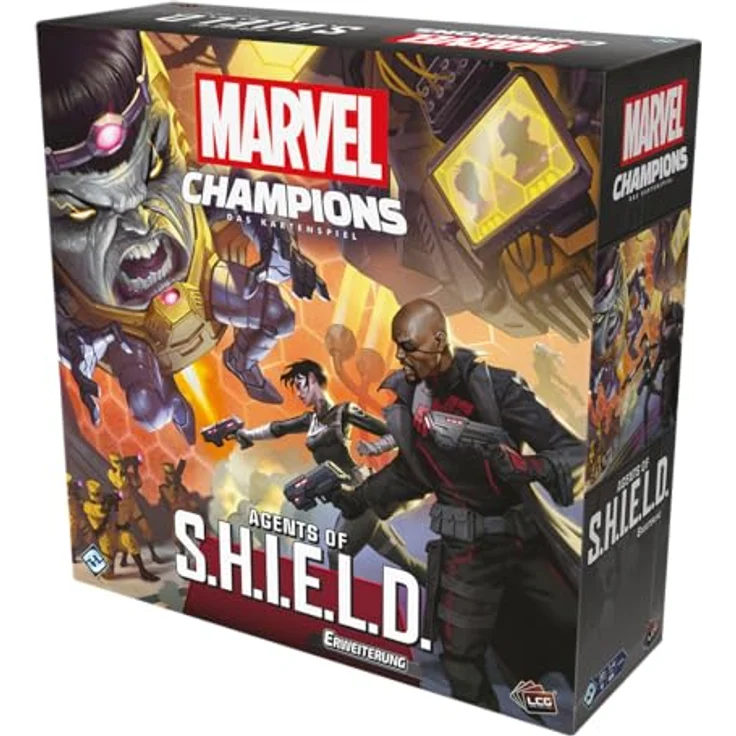 Fantasy Flight Games Marvel Champions: LCG – Agents of S.H.I.E.L.D, Kampagnen-Erweiterung für 1-4 Spieler, Expertenspiel, Deutsch, ab 12 Jahren, 30 Minuten Spielzeit je Spieler – Bild 3