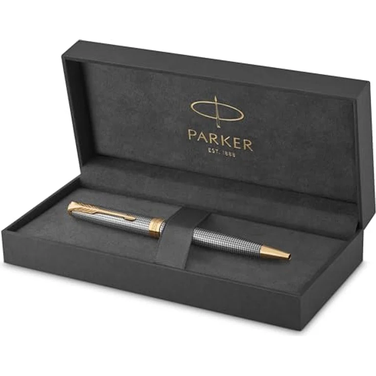 Parker Pen Sonnet, eleganter Schreibstift im klassischen Design, schwarz – Bild 1