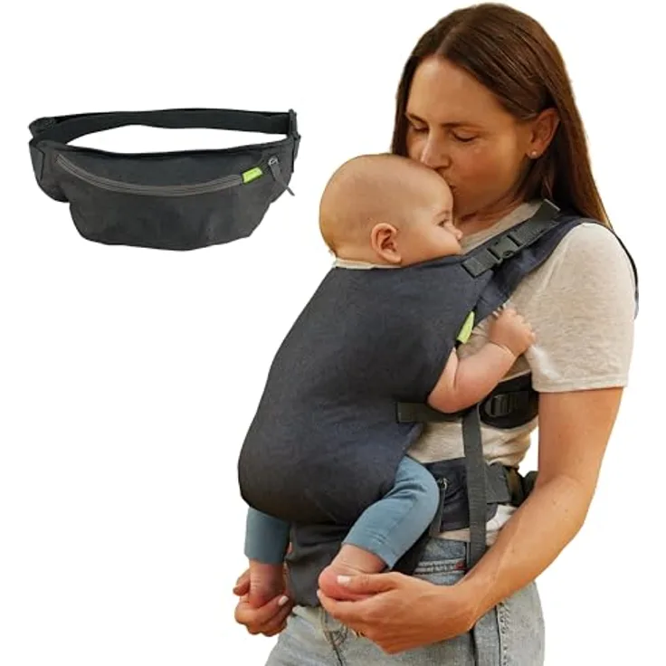 Infantino Fold N Go 2in1 Babytrage, klappbar und vielseitig einsetzbar