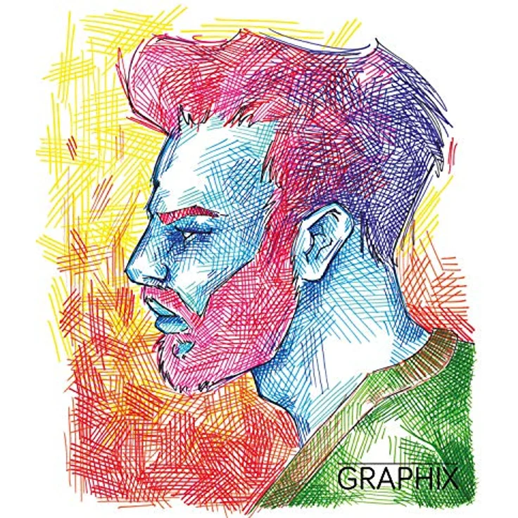 Marabu Permanent Marker Graphix Set, 12 Teile in Signifikantfarben, vielseitige Filzstifte für kreative Projekte – Bild 5