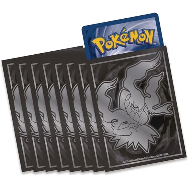 The Pokemon Company Amigo Pokémon-Sammelkartenspiel: Top-Trainer-Box Mega-Entwicklung Dunkelnacht mit 9 Boosterpacks und holografischer Promokarte Zarude – Bild 8