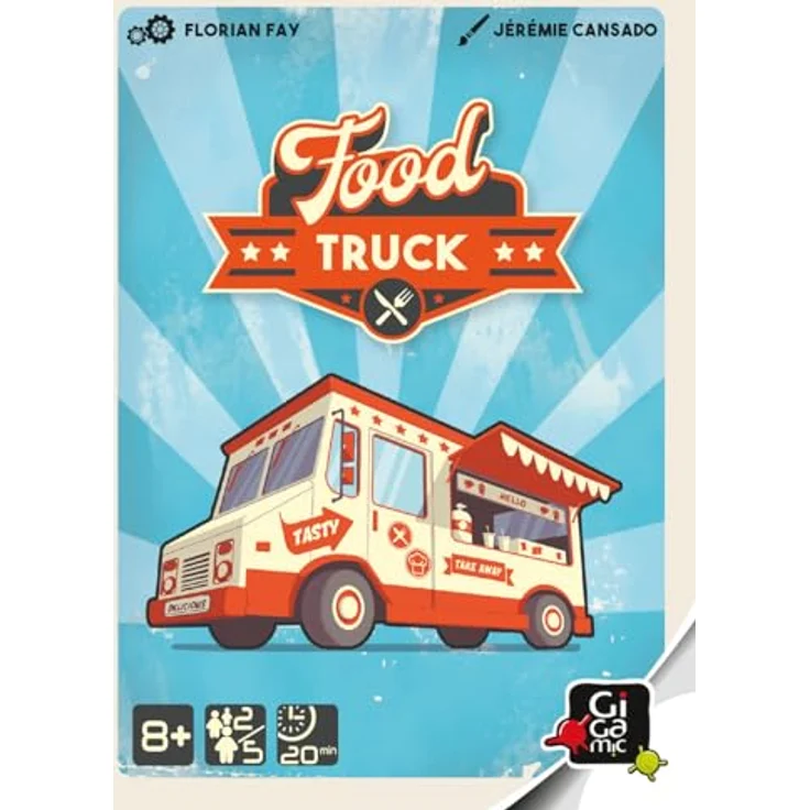 Sonstige Verlage Foodtruck Brettspiel – Streetfood-Familienspiel für 2-5 Spieler, ab 8 Jahren, Spieldauer 20+ Minuten – Bild 2