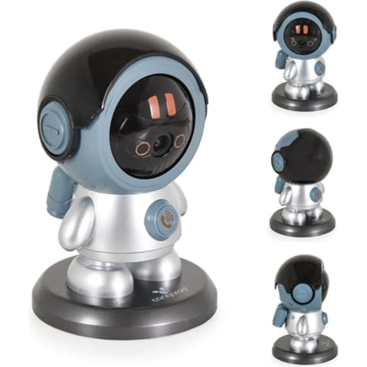 Cangaroo West Babyfoon Wifi Grey 99910878, Babyphone mit 360° Kamera und Infrarot-Nachtsicht – Bild 1