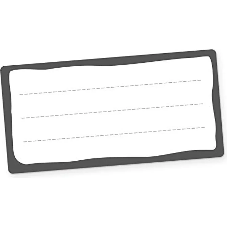 itenga 50x Buchetiketten, selbstklebende Schulheft Etiketten in Grau-Weiß, beschreibbar, 9x4,5cm – Bild 5