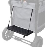 WonderFold Buddy Board Wagon Stehbrett für Kinderwagen, rutschfeste Oberfläche, leicht zusammenklappbar, kompatibel mit W2-Modellen