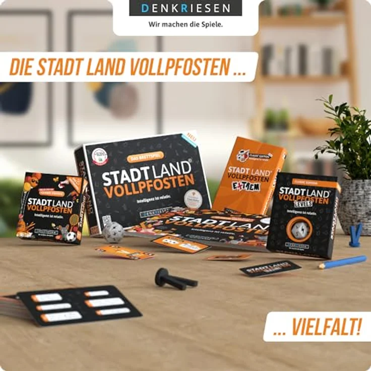 Stadt Land Vollpfosten: Classic Edition - Das Kartenspiel - Preisvergleich – Bild 8