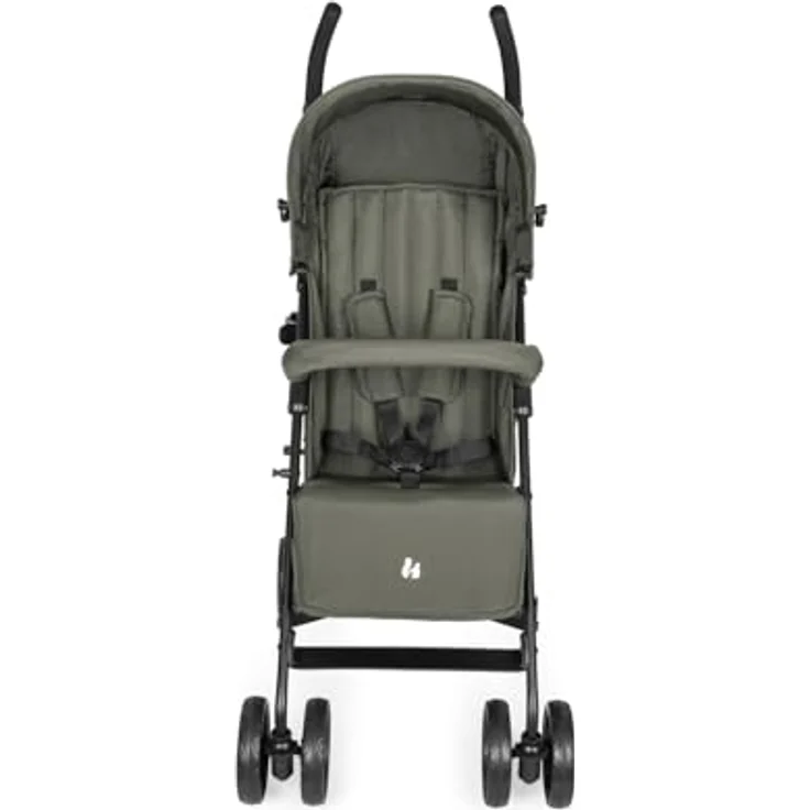 Hauck Buggy Fold N Care, leichter Schirmbuggy in Olive mit 5-fach verstellbarer Rückenlehne und Gratis Mobilitätsgarantie – Bild 10