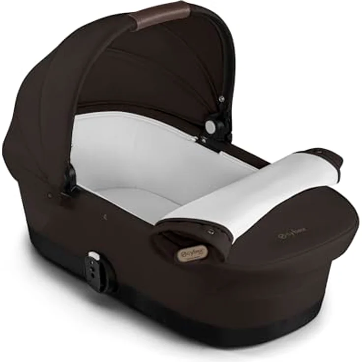 CYBEX Gold GAZELLE S Cot Kinderwagenaufsatz, Bequemer Aufsatz für Neugeborene bis 6 Monate, Chocolate Brown – Bild 1