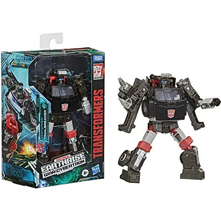 Transformers Generations War for Cybertron: Earthrise Deluxe WFC-E34 Trailbreaker, 14 cm, G1 Campingtruck-Modus, inkl. Blaster-Accessoire – Bild 3