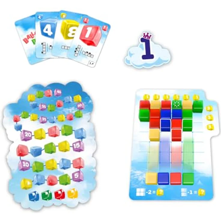 HCM Kinzel Balloon Pop, Familienbrettspiel ab 8 Jahren, Spiel des Jahres 2023 Finnland, taktisches Legespiel für 2-4 Spieler – Bild 3