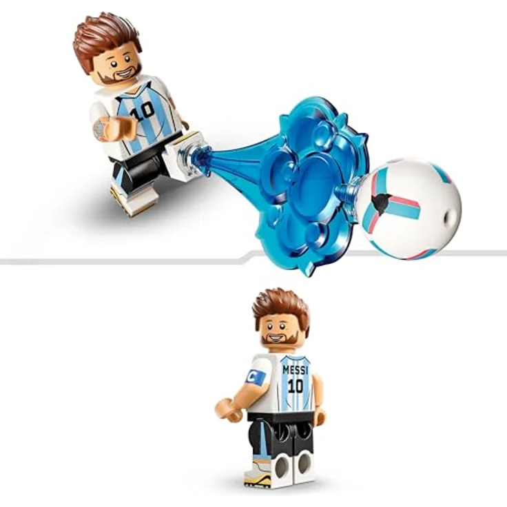 LEGO Editions Lionel Messi – Fußball-Highlights 3D Modellbau mit Minifigur, Kinderzimmer Deko für Jungen und Mädchen ab 10 Jahren, Sammelobjekt für Sportfans - 43011 – Bild 4