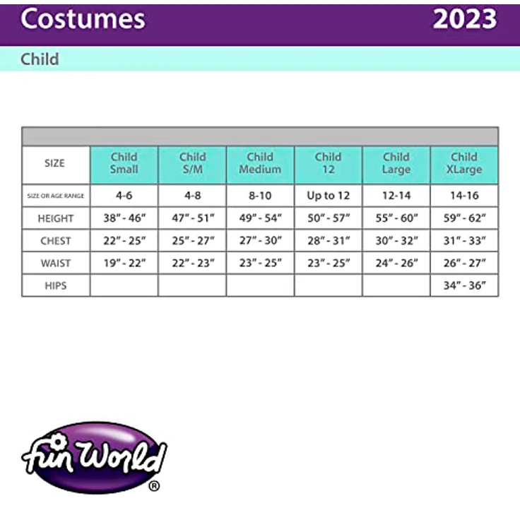 Fun World Division Düsteres Schulmädchen Kostüm für Kinder, schwarzes Kleid mit Bubikragen, Größen 146-152 – Bild 5
